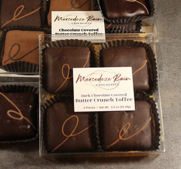 Chocolate covered butter crunch toffee